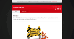 Desktop Screenshot of cokepubandbar.co.uk